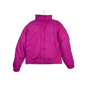 Vtg Colorado Classics by Gerry Women's M/L Pink Puffer Ski Jacket Down Insulated